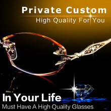 Load image into Gallery viewer, Rimless Women Myopia Prescription Eye Glasses