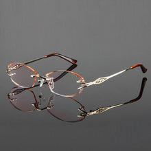 Load image into Gallery viewer, Rimless Women Myopia Prescription Eye Glasses