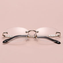 Load image into Gallery viewer, Alloy Women Prescription Rimless Eyewear Clear