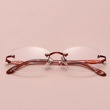Load image into Gallery viewer, Alloy Women Prescription Rimless Eyewear Clear
